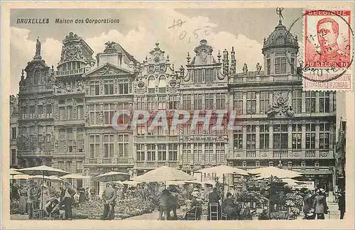 Cartes postales Bruxelles Maison des Corporations