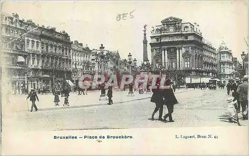 Cartes postales Bruxelles Place de Brouckere