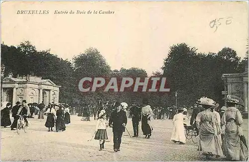 Cartes postales Bruxelles Entree du Bois de la Cambre