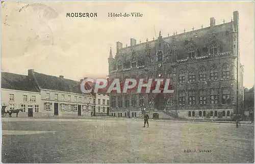 Cartes postales Mouseron Hotel de Ville