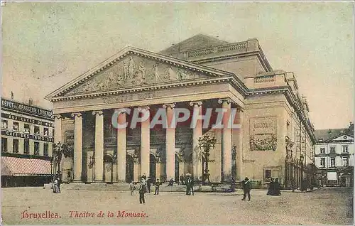 Ansichtskarte AK Bruxelles Theatre de la Monnaie