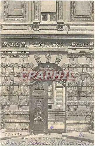 Cartes postales Paris Cour Visconti Vieux Louvre