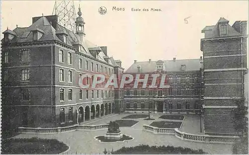 Ansichtskarte AK Mons Ecole des Mines