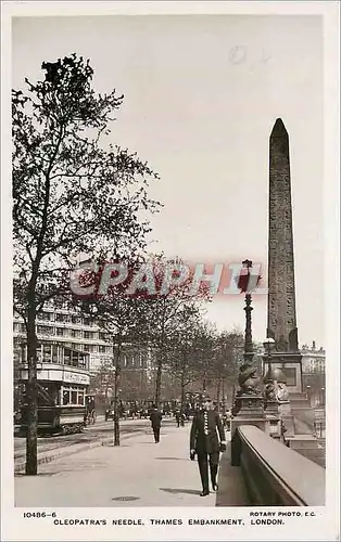 Ansichtskarte AK Cleopatras Needle Thames Embankment London