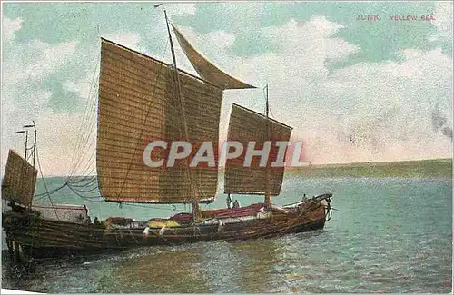 Cartes postales Junk Yellow Sea Chine China