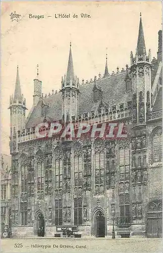 Ansichtskarte AK Bruges L'Hotel de Ville