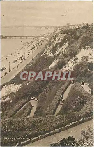 Cartes postales Zigzag path Bournemouth