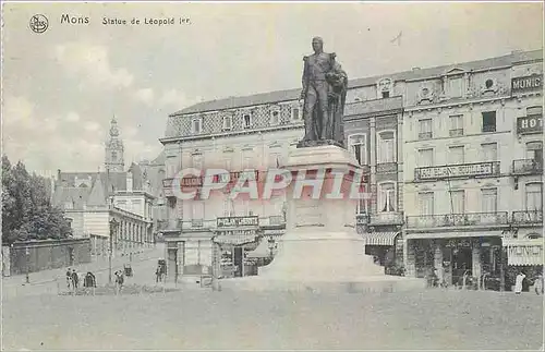 Cartes postales Mons Statue de Leopold