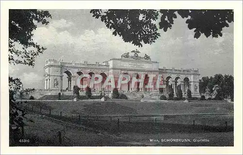 Ansichtskarte AK Wien Schonbrunn Gloriette