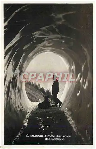Cartes postales Chamonix Grotte du glacier de Bossons