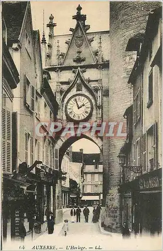 Cartes postales Auxerre L'Horloge