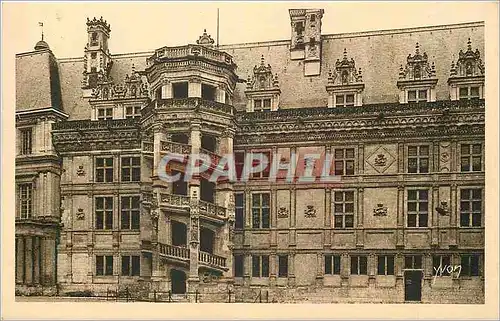 Cartes postales Chateau de Blois Escalier Francois 1er