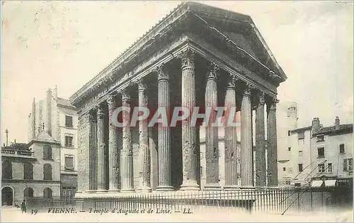 Cartes postales Vienne Temple d'Auguste et de Livie