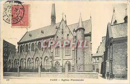 Cartes postales Paris Eglise Flamande