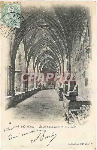 Ansichtskarte AK Beziers Eglise Saint Nazaire le Cloitre