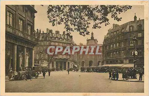 Ansichtskarte AK Paris Place du Theatre Francais