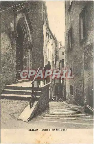 Ansichtskarte AK Perugia Chiesa a Via Sant Agata