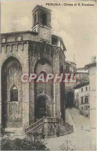 Cartes postales Perugia Chiesa di S Ercolano