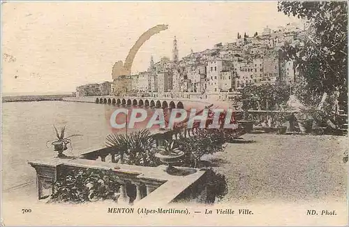 Cartes postales Menton Alpes Maritimes La Vieille Ville