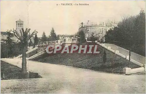 Cartes postales Valence Le Belvedere