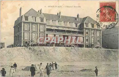 Ansichtskarte AK Berck Plage L'Hopital Bouville