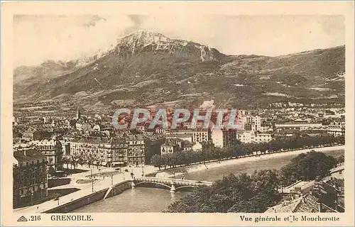 Cartes postales Grenoble Vue generale et le Moucherotte