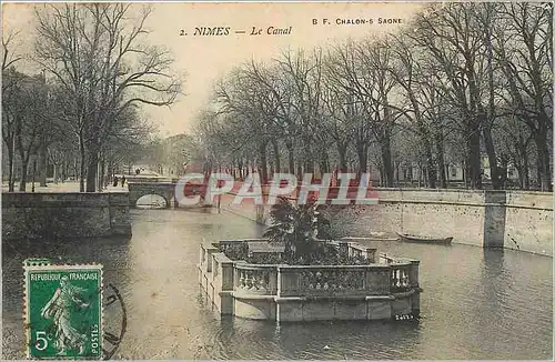 Cartes postales Nimes Le Canal