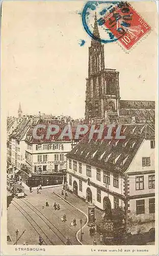 Cartes postales Strasbourg Le vieux marche