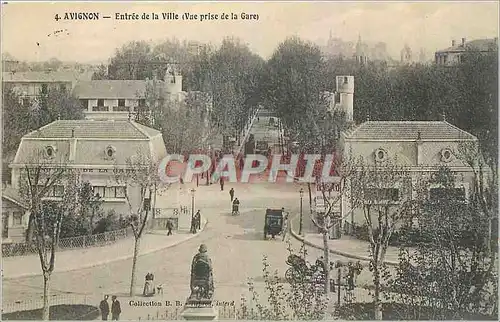 Cartes postales Avignon Entree de la Ville Vue prise de la Gare