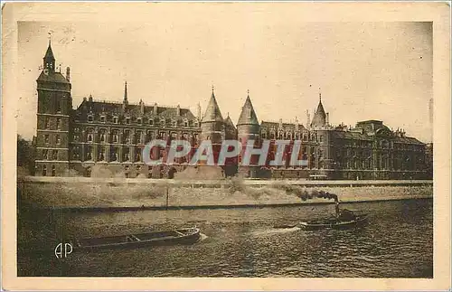 Ansichtskarte AK Paris La Conciergerie et la Seine