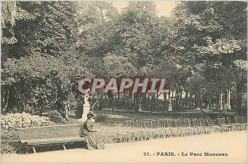 Cartes postales Paris Le Parc Monceau