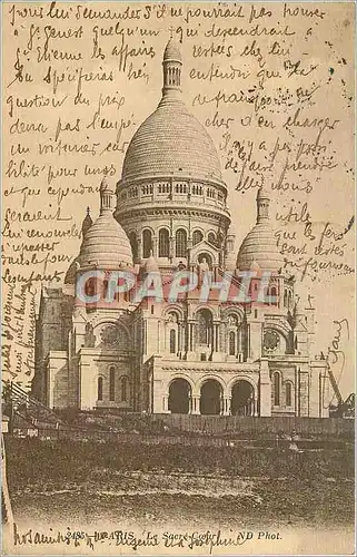 Cartes postales Paris Le Sacre Coeur