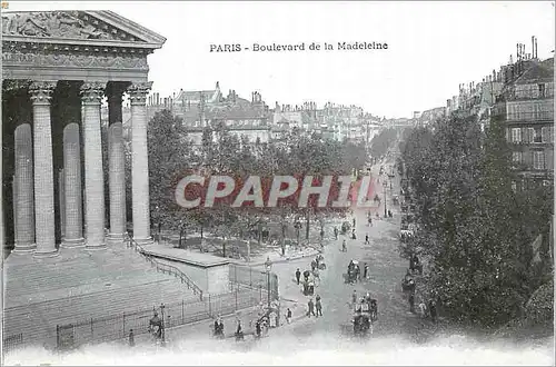 Cartes postales Paris Boulevard de la Madeleine