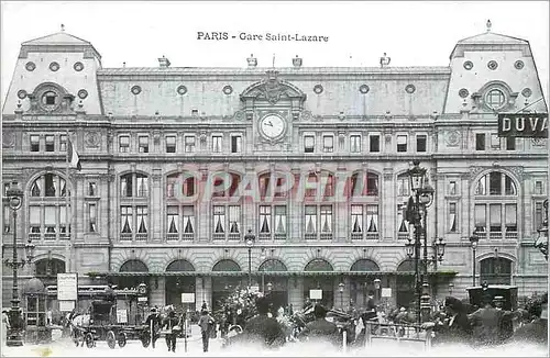 Cartes postales Paris Gare Saint Lazare