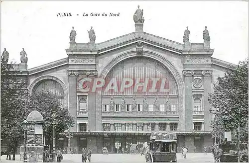 Cartes postales Paris La Gare du Nord