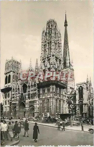 Moderne Karte Rouen Seine Maritime La Cathedrale