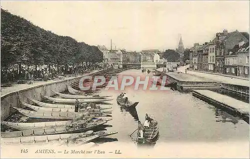 Cartes postales Amiens Le Marche sur l'Eau