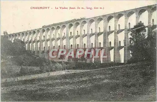 Cartes postales Chaumont Le Viaduc Train