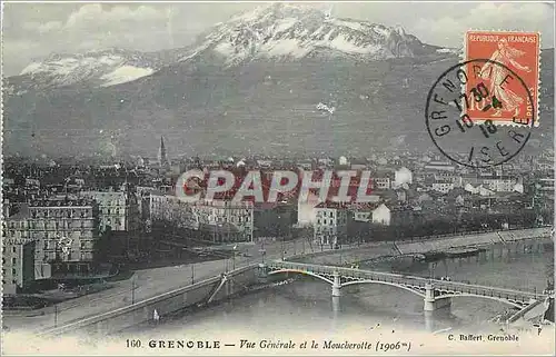 Cartes postales Grenoble Vue Generale et le Moucherotte