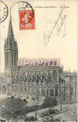 Cartes postales Caen L'Eglise Saint Pierre