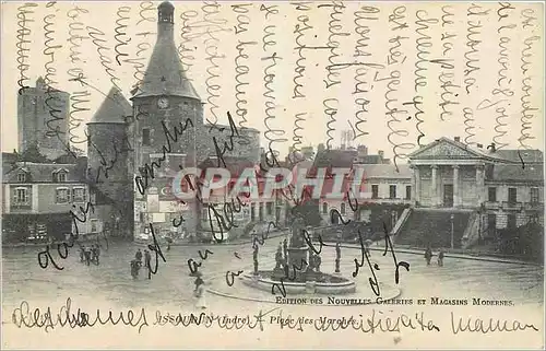 Cartes postales Issoudun Indre Place des Marches