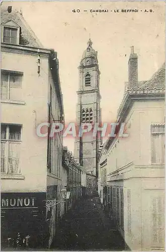 Cartes postales Cambrai Le Beffroi