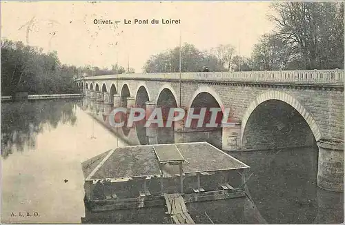 Ansichtskarte AK Olivet Le Pont du Loiret Lavoir