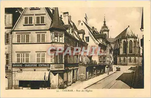 Cartes postales Colmar Rue de l'Eglise