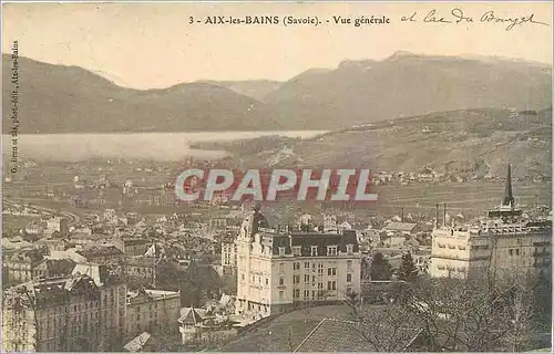 Cartes postales Aix les Bains Savoie Vue generale