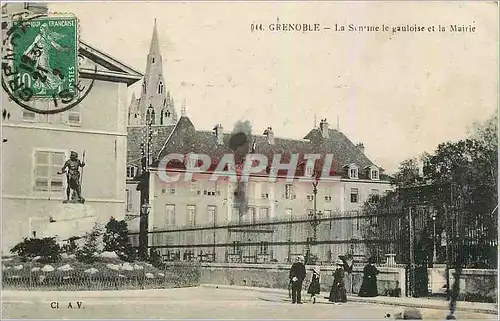 Ansichtskarte AK Grenoble La Somme le gauloise et la Mairie