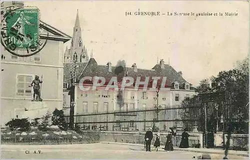 Cartes postales Grenoble La Somme le gauloise et la Mairie