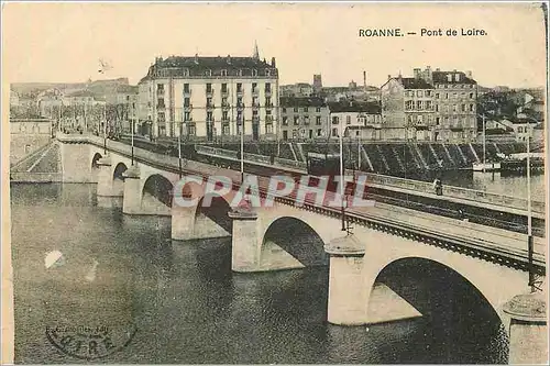 Cartes postales Roanne Pont de Loire