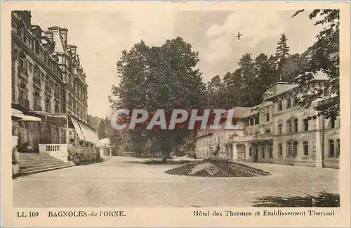 Ansichtskarte AK Bagnoles de l'Orne Hotel des Thermes et Etablissement Thermal