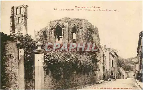 Ansichtskarte AK Alet les Bains Ruines de l'Eveche Abside